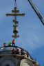 Воздвижение креста над храмом в Ласнамяэ 2011
